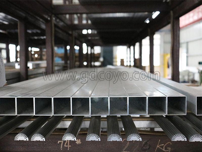 Square Aluminum Pipes