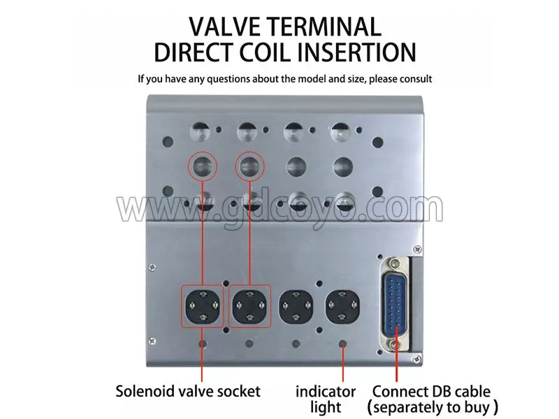 F3-4V110M Multi-Pin Plug Valve Terminal