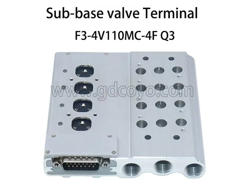 F3-4V110MC Multi-Pin Plug Valve Terminal