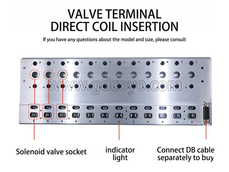 F3-4V310M Multi-Pin Plug Valve Terminal