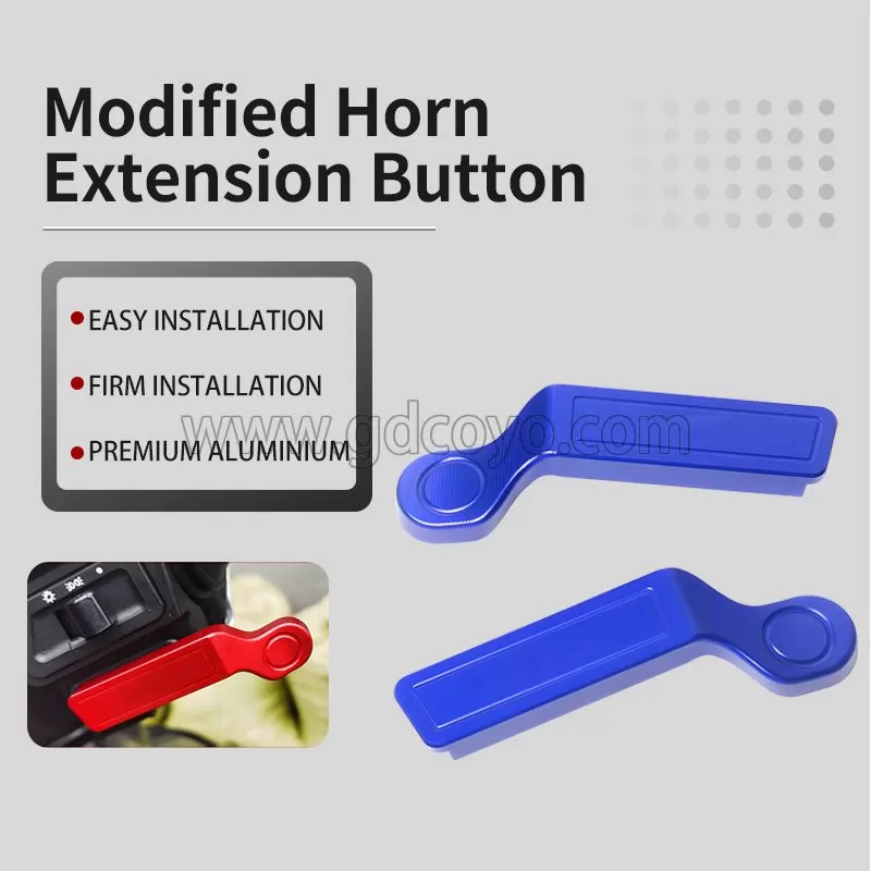 Motorcycle Modification Start Horn Extension Button Aluminum Alloy Extension Key