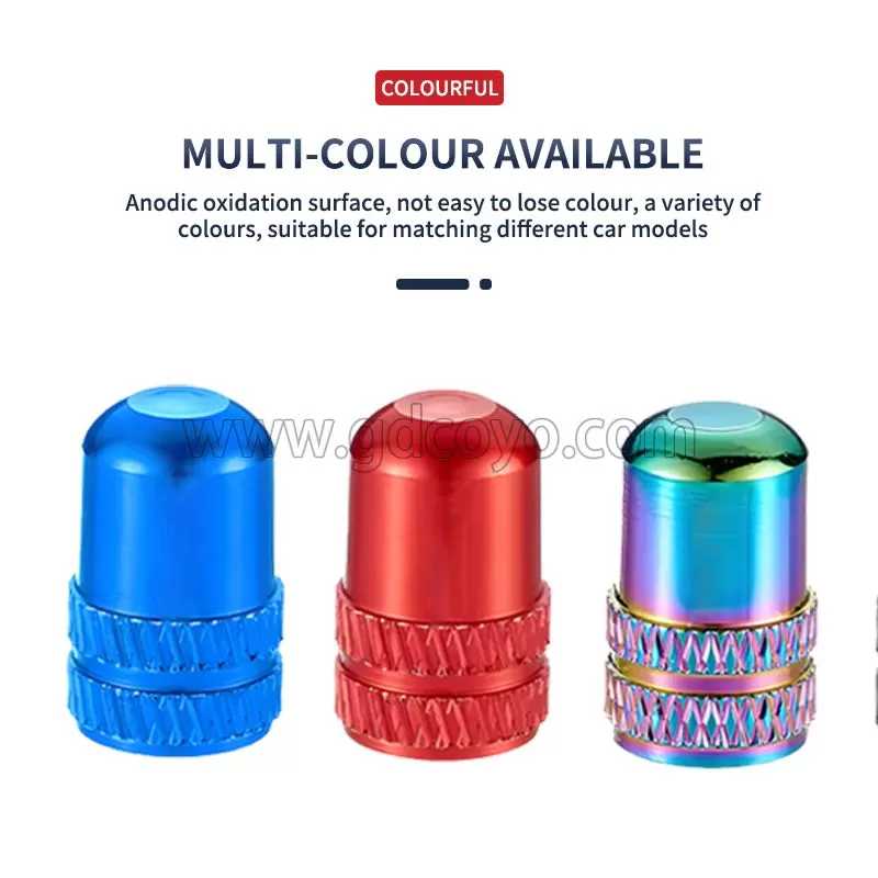 Mountain Bike Aluminum Alloy Dustproof Bicycle Valve Cap